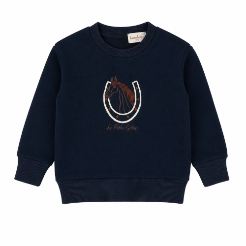 The Gallop Navy Toddler Top